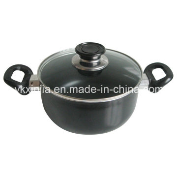 Utensílios de cozinha Alumínio colorido Nonstick Cookware Stockpot Saucepan Saucepot